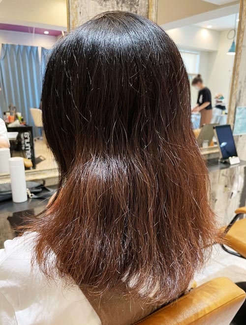 I様ヘアカット・before